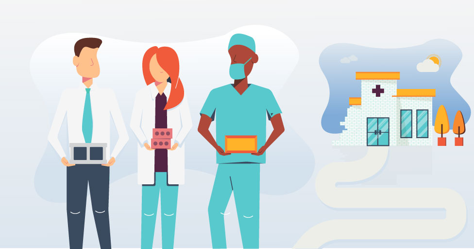 illustration of doctors