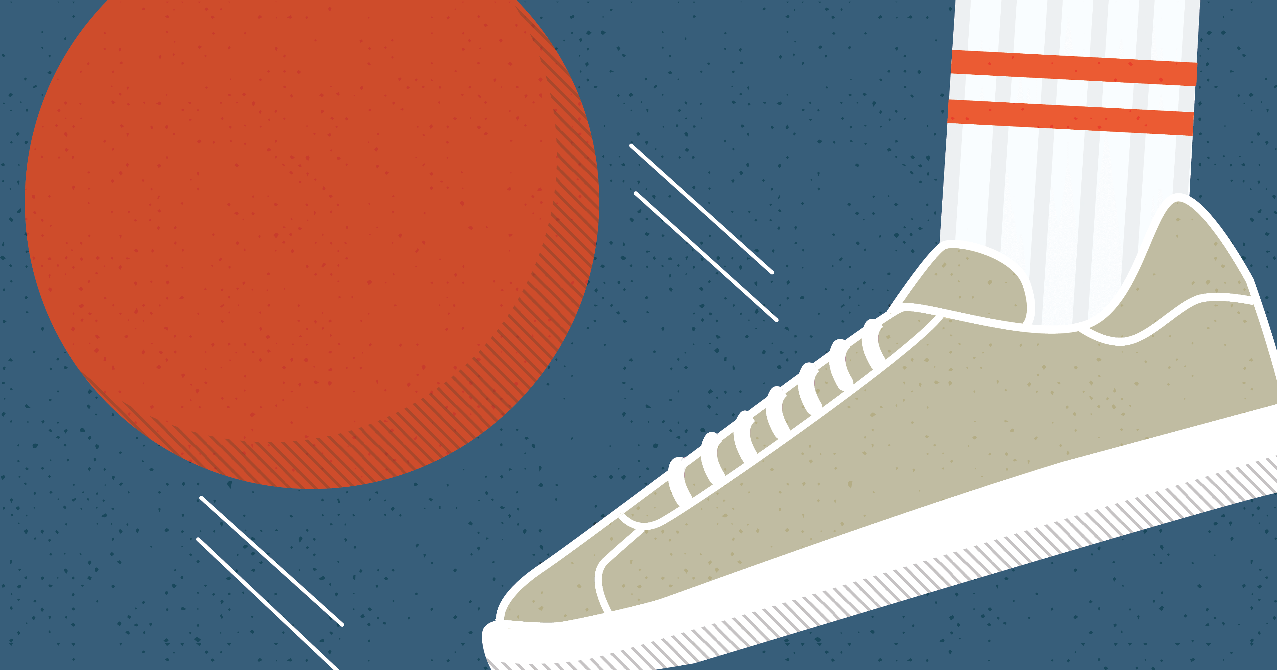 Illustration of kickball