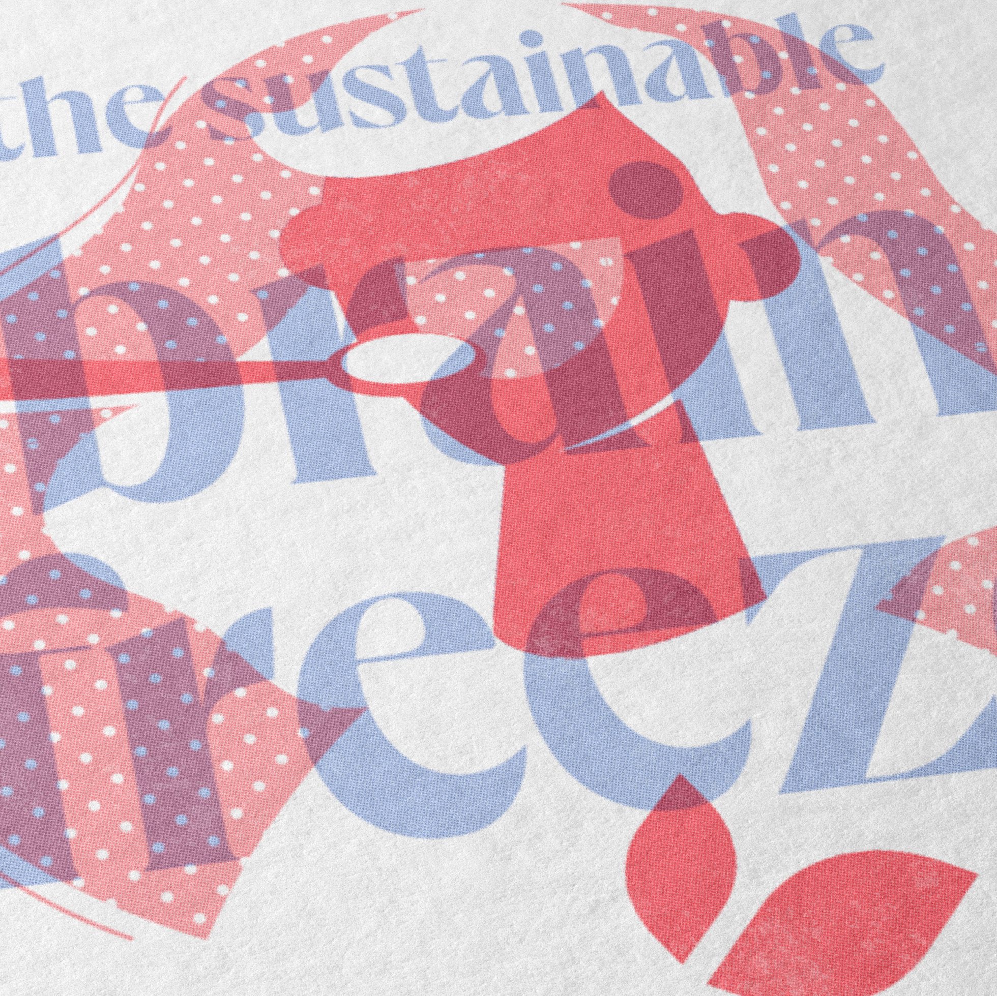 Poster Close up of print details
