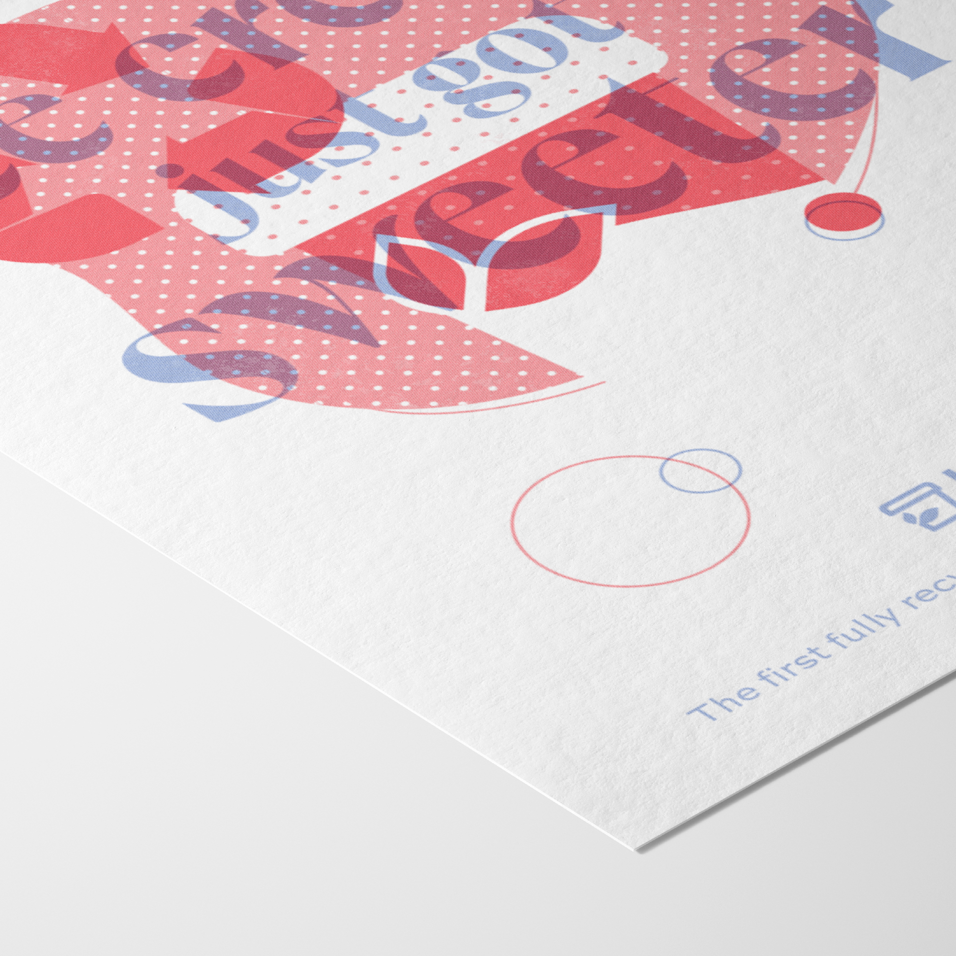 Close up of Poster print details